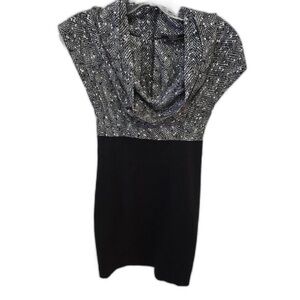 Women's Black and Gray Sweater